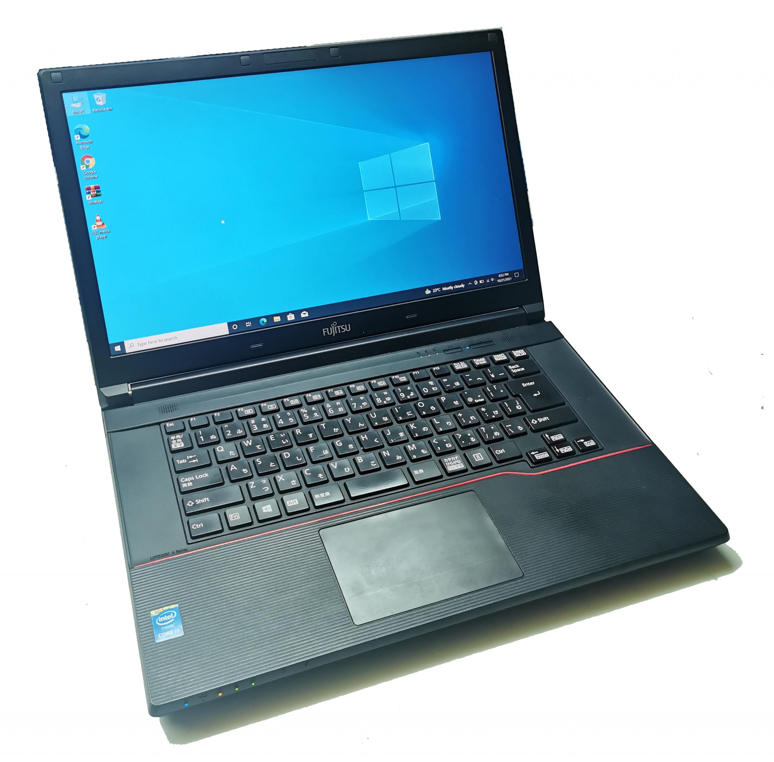 FUJITSU Notebook LIFEBOOK A574 Core i3 8GB 新品SSD120GB スーパーマルチ テンキーあり 無線LAN  Windows10 64bitWPS Office 15.6インチ 中古 中古パソコン ノートパソコン：岡田電機 - パソコン