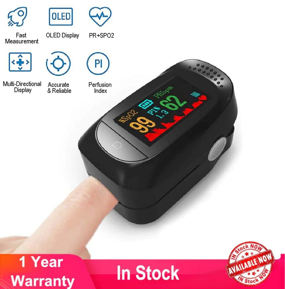 Finger Pulse Oximeter And Heart Rate