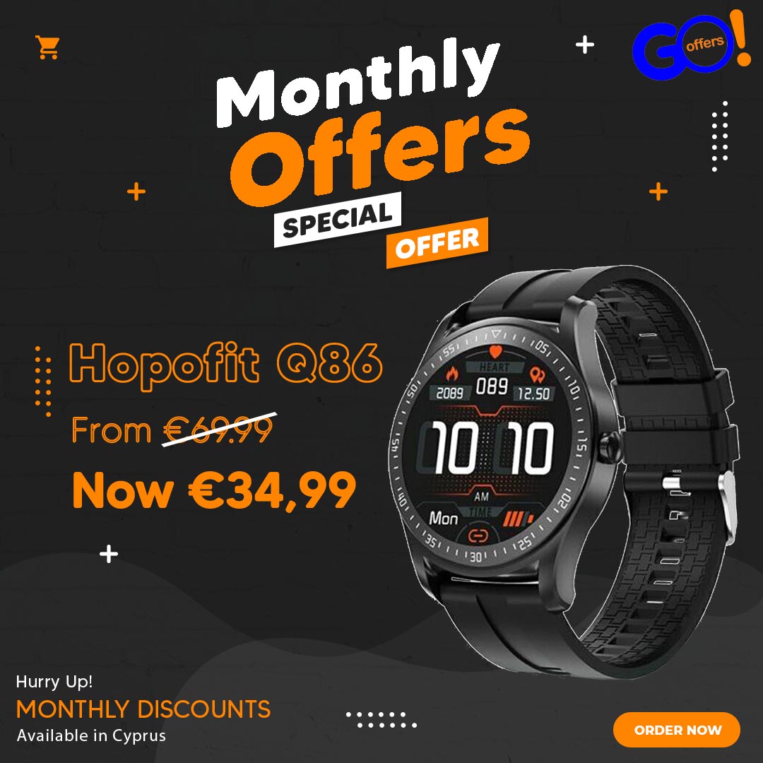 Aspire new smartwatch discount v8 black smartwatch