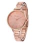 Geneva watch metallic slim rose-gold